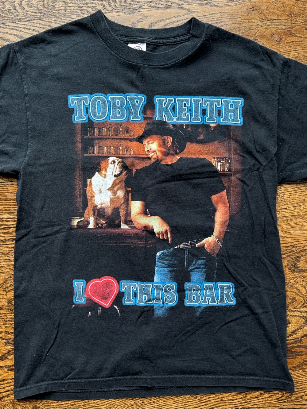 Toby Keith Y2K Vintage I Love This Bar T Shirt Medium